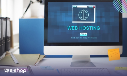 מחשב עם חלון שבו מופיע אחסון אתר מכירות