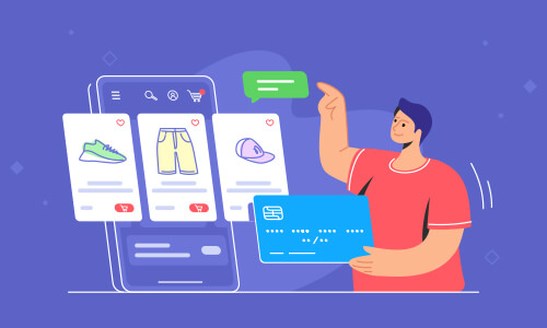 איור פיצרים באתר איקומרס